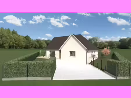 terrain avec maison neuve à vendre