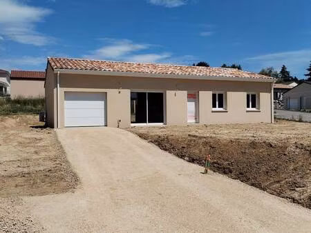 terrain avec maison neuve à vendre
