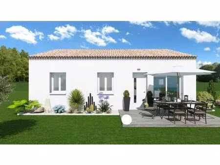 terrain avec maison neuve à vendre