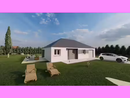 terrain avec maison neuve à vendre