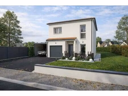 terrain avec maison neuve à vendre