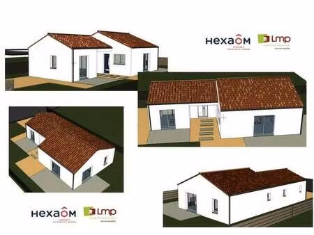 terrain avec maison neuve à vendre