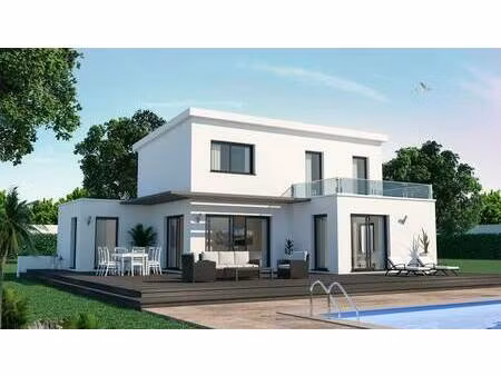 terrain avec maison neuve à vendre