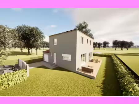 terrain avec maison neuve à vendre