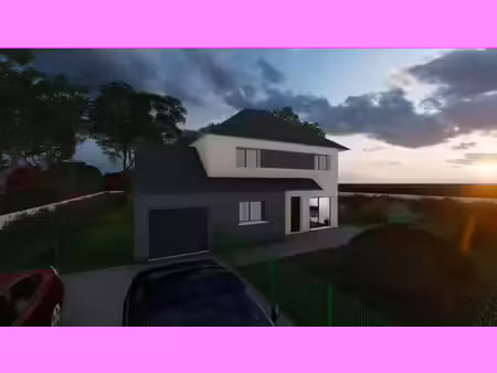 terrain avec maison neuve à vendre