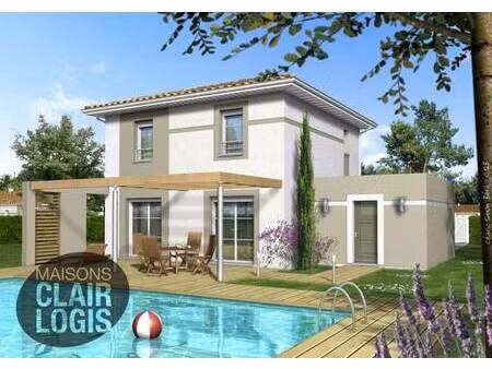 terrain avec maison neuve à vendre