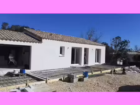 terrain avec maison neuve à vendre