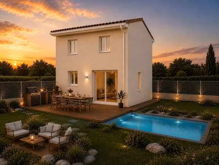terrain avec maison neuve à vendre