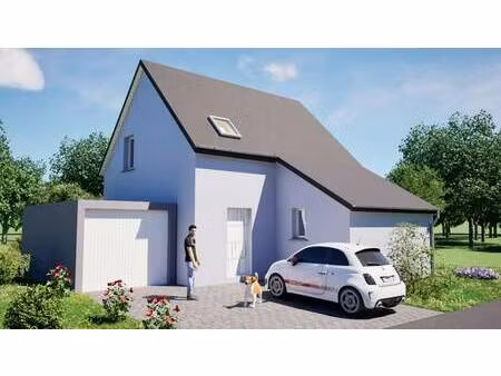 terrain avec maison neuve à vendre