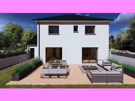terrain avec maison neuve à vendre
