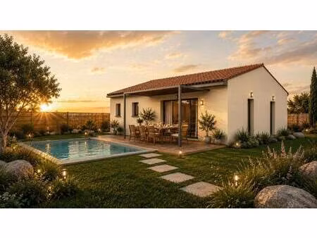 terrain avec maison neuve à vendre