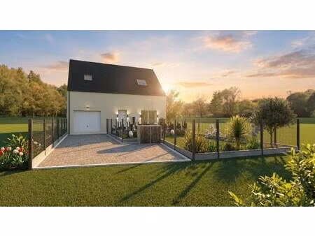 terrain avec maison neuve à vendre
