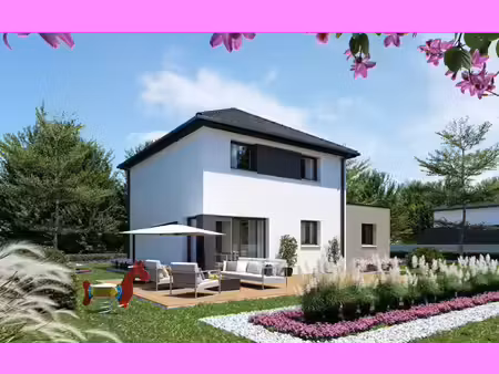 terrain avec maison neuve à vendre