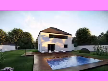 terrain avec maison neuve à vendre