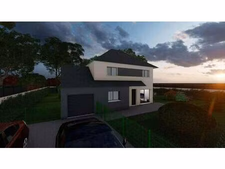 terrain avec maison neuve à vendre