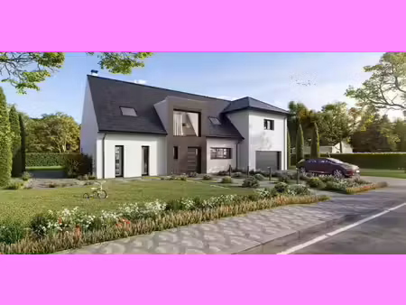 terrain avec maison neuve à vendre