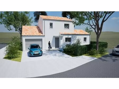 terrain avec maison neuve à vendre