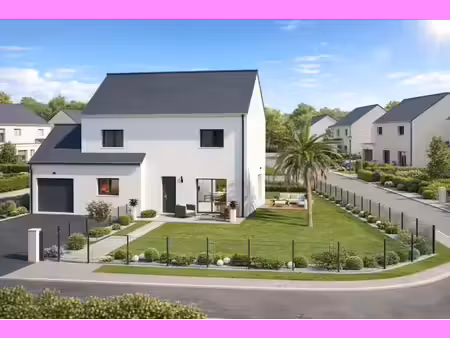 terrain avec maison neuve à vendre