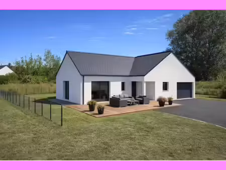 terrain avec maison neuve à vendre