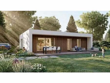 terrain avec maison neuve à vendre