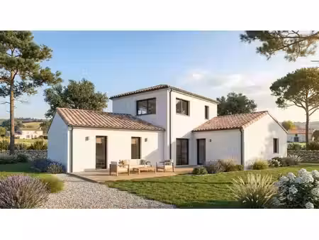 terrain avec maison neuve à vendre