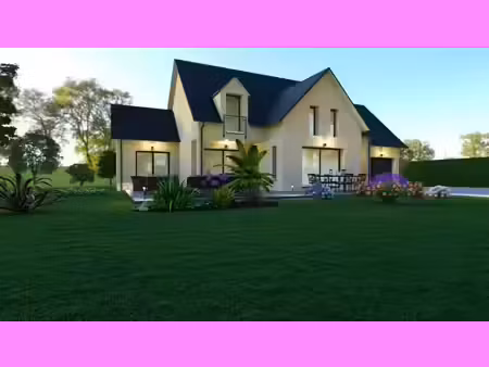 terrain avec maison neuve à vendre