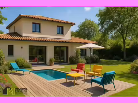 terrain avec maison neuve à vendre