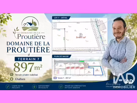 terrain constructible viabilisé à vendre