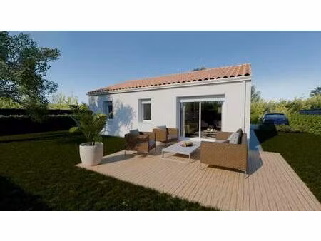 terrain avec maison neuve à vendre