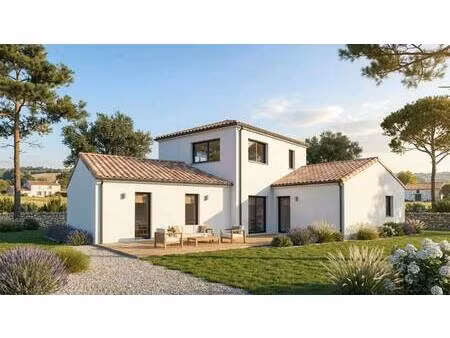 terrain avec maison neuve à vendre