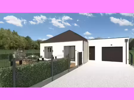 terrain avec maison neuve à vendre