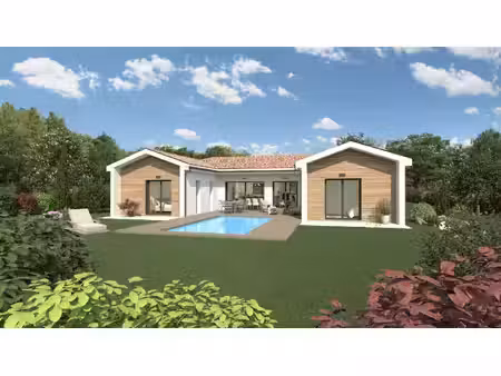 terrain avec maison neuve à vendre