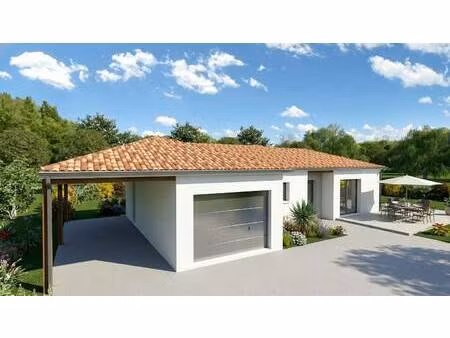 terrain avec maison neuve à vendre