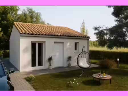 terrain avec maison neuve à vendre
