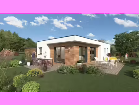 terrain avec maison neuve à vendre