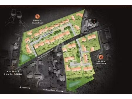 terrain constructible viabilisé à vendre