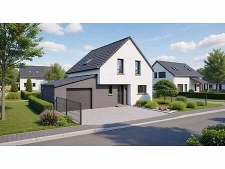 terrain avec maison neuve à vendre