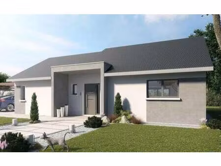 terrain avec maison neuve à vendre