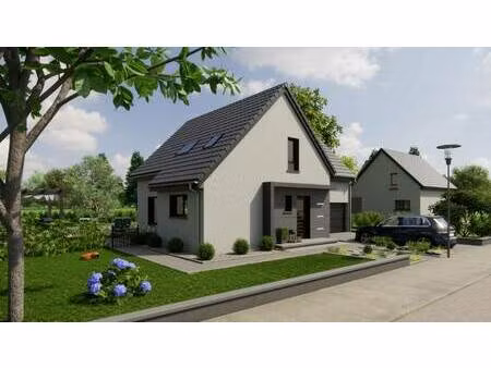 terrain avec maison neuve à vendre