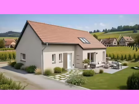 terrain avec maison neuve à vendre