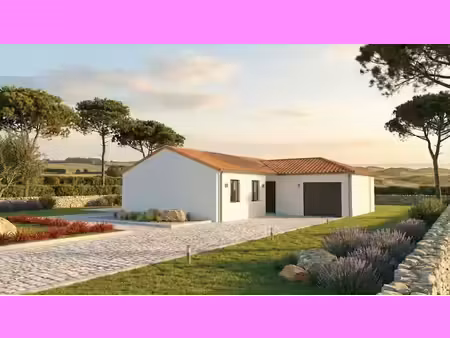 terrain avec maison neuve à vendre