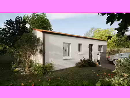 terrain avec maison neuve à vendre