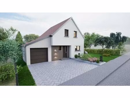 terrain avec maison neuve à vendre