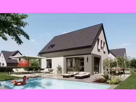 terrain avec maison neuve à vendre
