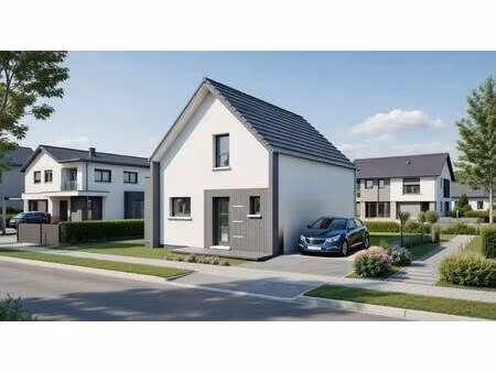 terrain avec maison neuve à vendre