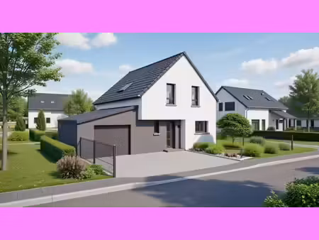 terrain avec maison neuve à vendre