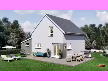 terrain avec maison neuve à vendre