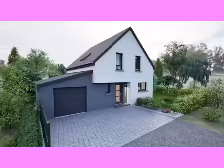 terrain avec maison neuve à vendre