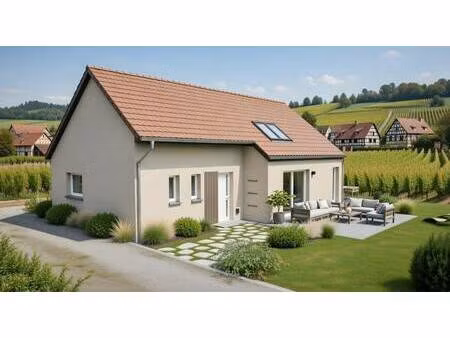 terrain avec maison neuve à vendre