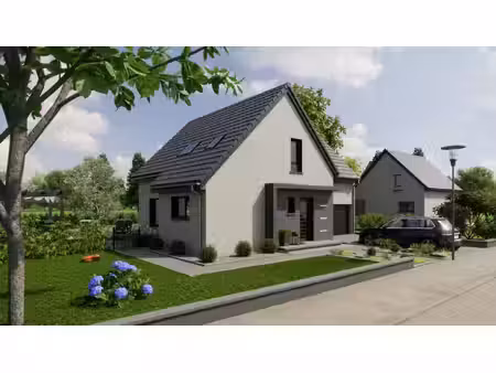 terrain avec maison neuve à vendre